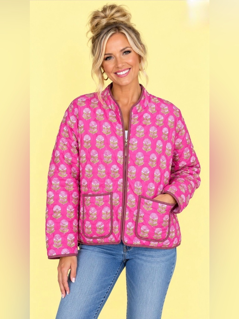 $118 NWT🩷🌻 Anthropologie THML Jacket - L